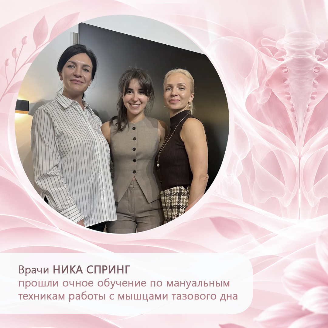 Врачи НИКА СПРИНГ прошли очное обучение по мануальным техникам работы с мышцами тазового дна